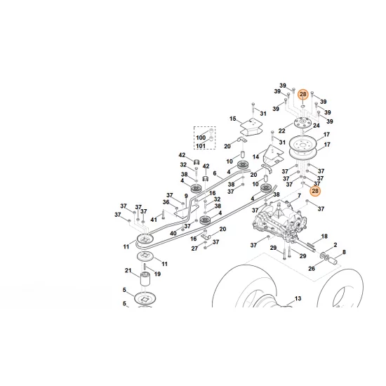 STIHL  Pierścień zabezpieczający 16x1 9455 621 1670